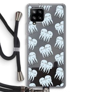 Octopussen: Samsung Galaxy A42 5G Transparant Hoesje met koord