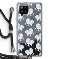 Octopussen: Samsung Galaxy A42 5G Transparant Hoesje met koord