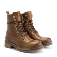 Travelin&apos; Women - lace-up boot casual - Cognac - Maat 40