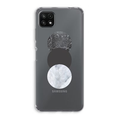 Marmeren cirkels: Samsung Galaxy A22 5G Transparant Hoesje