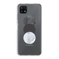 Marmeren cirkels: Samsung Galaxy A22 5G Transparant Hoesje