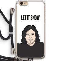 Let It Snow: iPhone 6 PLUS / 6S PLUS Transparant Hoesje met koord