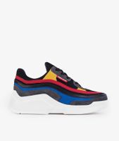 CERO NINE Fort N-573 sneakers | maat 46 | zwart/rood
