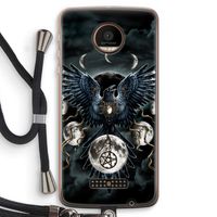 Sinister Wings: Motorola Moto Z Force Transparant Hoesje met koord