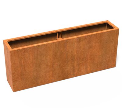 Cortenstaal plantenbak CARREZ Connect 200x40x80cm.