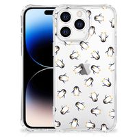 Doorzichtige Silicone Hoesje voor Apple iPhone 14 Pro Max Pinguïn