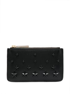 Jimmy Choo portefeuille Lise-Z en cuir - Noir