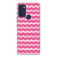 Motorola Moto G60s TPU bumper Waves Pink - thumbnail