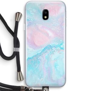 Fantasie pastel: Samsung Galaxy J3 (2017) Transparant Hoesje met koord