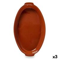 Ovenschaal La Dehesa 0253 0253 Aardewerk 56 x 7,5 x 32 cm (3 Stuks)