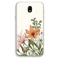 Floral bouquet: Samsung Galaxy J7 (2017) Transparant Hoesje