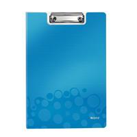 Leitz WOW Clipfolder with cover Polyfoam Blauw A4