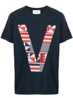 Ports V t-shirt à logo V - Noir
