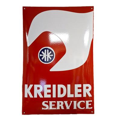 Kreidler Service Emaille Bord - 60 x 40cm