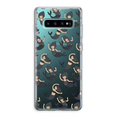 Zeemeermin: Samsung Galaxy S10 Plus Transparant Hoesje