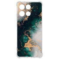 TPU Telefoonhoesje Motorola Moto G56 - Marmer Groen backcover