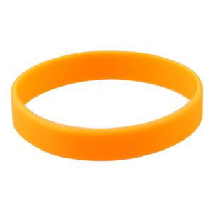 Siliconen armbandjes - stretch - neon oranje - polsbandjes - volwassenen