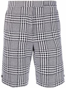 Thom Browne short à carreaux - Gris