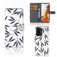 Xiaomi 11T | 11T Pro Hoesje Leaves Blue Xiaomi 11T | 11T Pro Hoesje Leaves Blue
