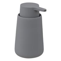 5Five Zeeppompje/dispenser - keramiek - grijs - 250 ml - keuken/badkamer/toilet
