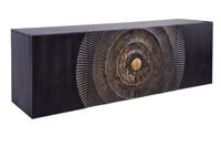 Dessoir GOLDEN SUNSET180cm 3D hanging goud zwart mango hout - 44525
