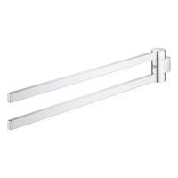 GROHE Selection Handdoekhouder - 40cm - dubbel - draaibaar - chroom 41063000