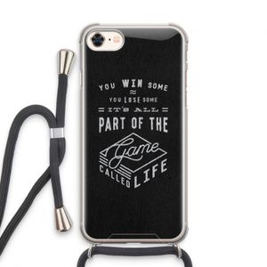 Life: iPhone 7 Transparant Hoesje met koord