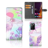 Samsung Galaxy Note20 Ultra | Telefoonhoesje | Met pasjeshouder | Bird