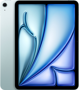Apple iPad Air (6th Generation) Air Apple M 256 GB 27,9 cm (11") 8 GB Wi-Fi 6E (802.11ax) iPadOS 17 Blauw
