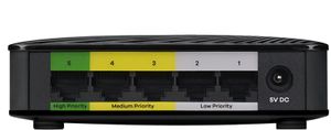 Zyxel GS-105S 5-poorts Desktop Gigabit Ethernet-mediaschakelaar - Zwart