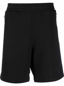 Givenchy short de sport en coton - Noir