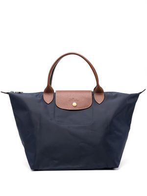 Longchamp sac cabas Le Pliage médium - Bleu