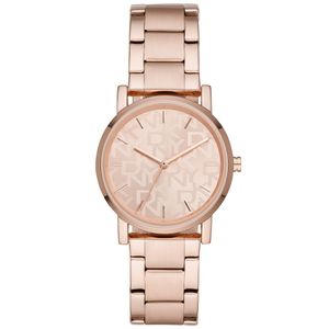 DKNY NY2854 Horloge Soho staal rosekleurig 34 mm