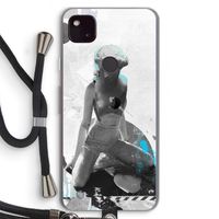 I will not feel a thing: Pixel 4a 5G Transparant Hoesje met koord