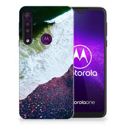 Motorola One Macro | TPU Hoesje | Sea in Space