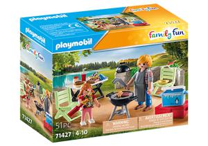 PLAYMOBIL Family Fun - Samen barbecueën constructiespeelgoed 71427