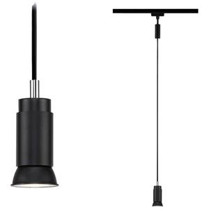 Paulmann Runa 230V-railsysteem lamp, Hanglamp URail GU10 Zwart (mat)