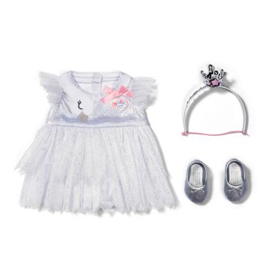 BABY born ballerina zilver glitter pakje