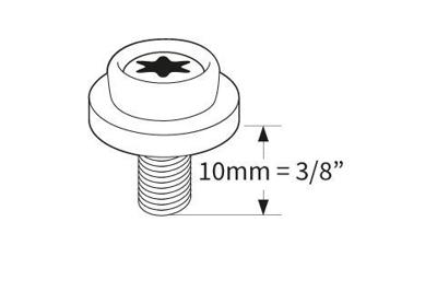 Surefas Caf-compo Screw Stud M6 Grijs (100) Default