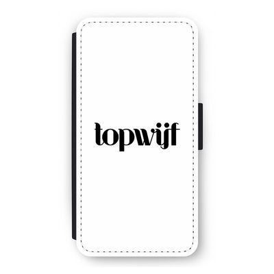Topwijf Wit: iPhone 12 Pro Flip Hoesje