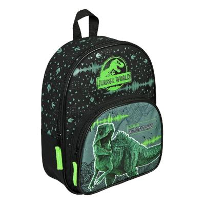 Overige Merken Jurassic world rugtas 30.5x25.5x10 cm zwart/groen
