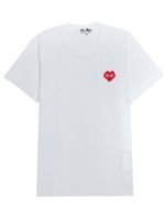 Comme Des Garçons Play x Invader t-shirt à logo appliqué - Blanc