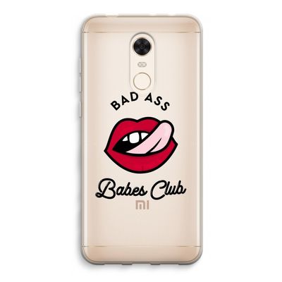 Badass Babes Club: Xiaomi Redmi 5 Transparant Hoesje