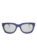 Saint Laurent Eyewear lunettes de soleil SL 582 à monture carrée - Bleu