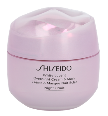 Shiseido White Lucent Overnight Cream & Mask 75ml Nacht crème Dames