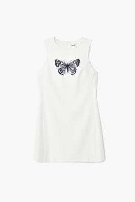 Vlinderjurk - WHITE - M