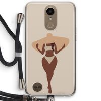 Let's get salty: LG K10 (2017) Transparant Hoesje met koord
