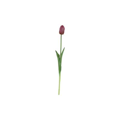 Kunstbloem tulp paars 10x10x47cm