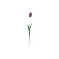 Kunstbloem tulp paars 10x10x47cm