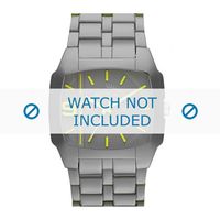 Diesel horlogeband DZ1552 Kunststof / Plastic Grijs 21mm - thumbnail